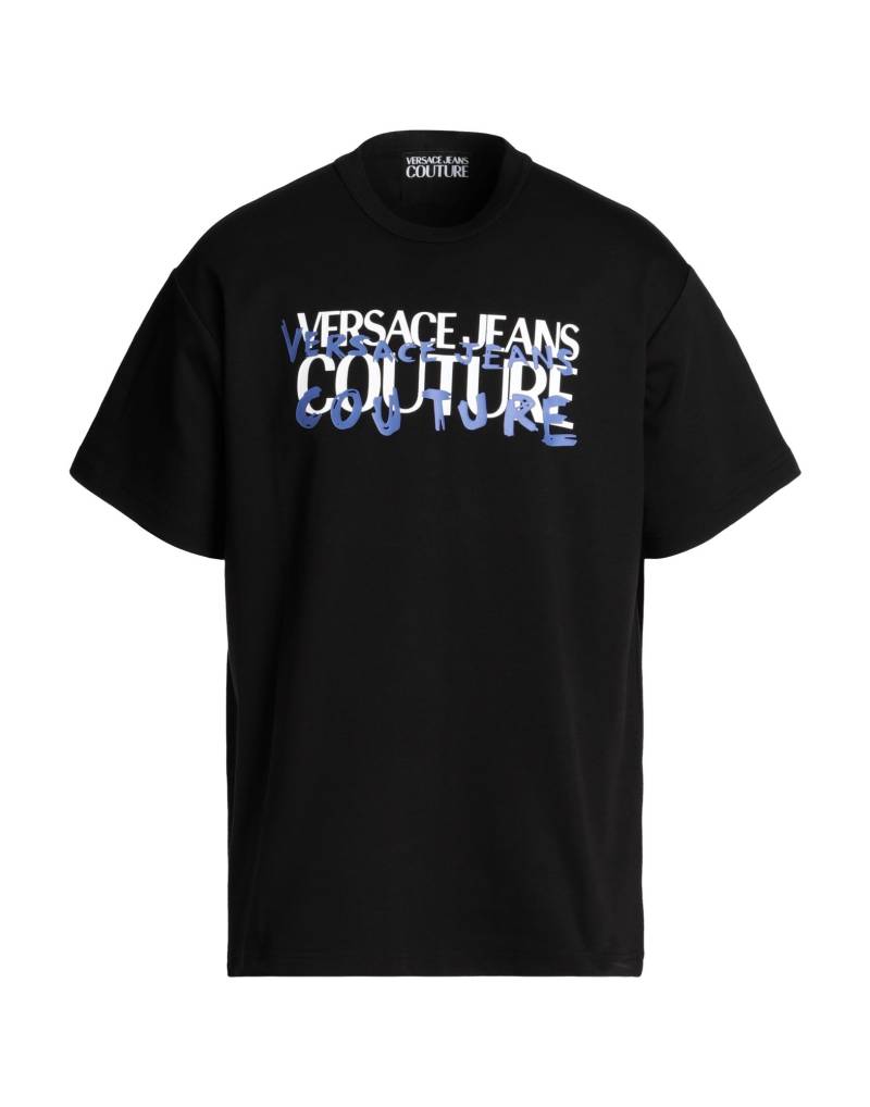 VERSACE JEANS COUTURE T-shirts Herren Schwarz von VERSACE JEANS COUTURE