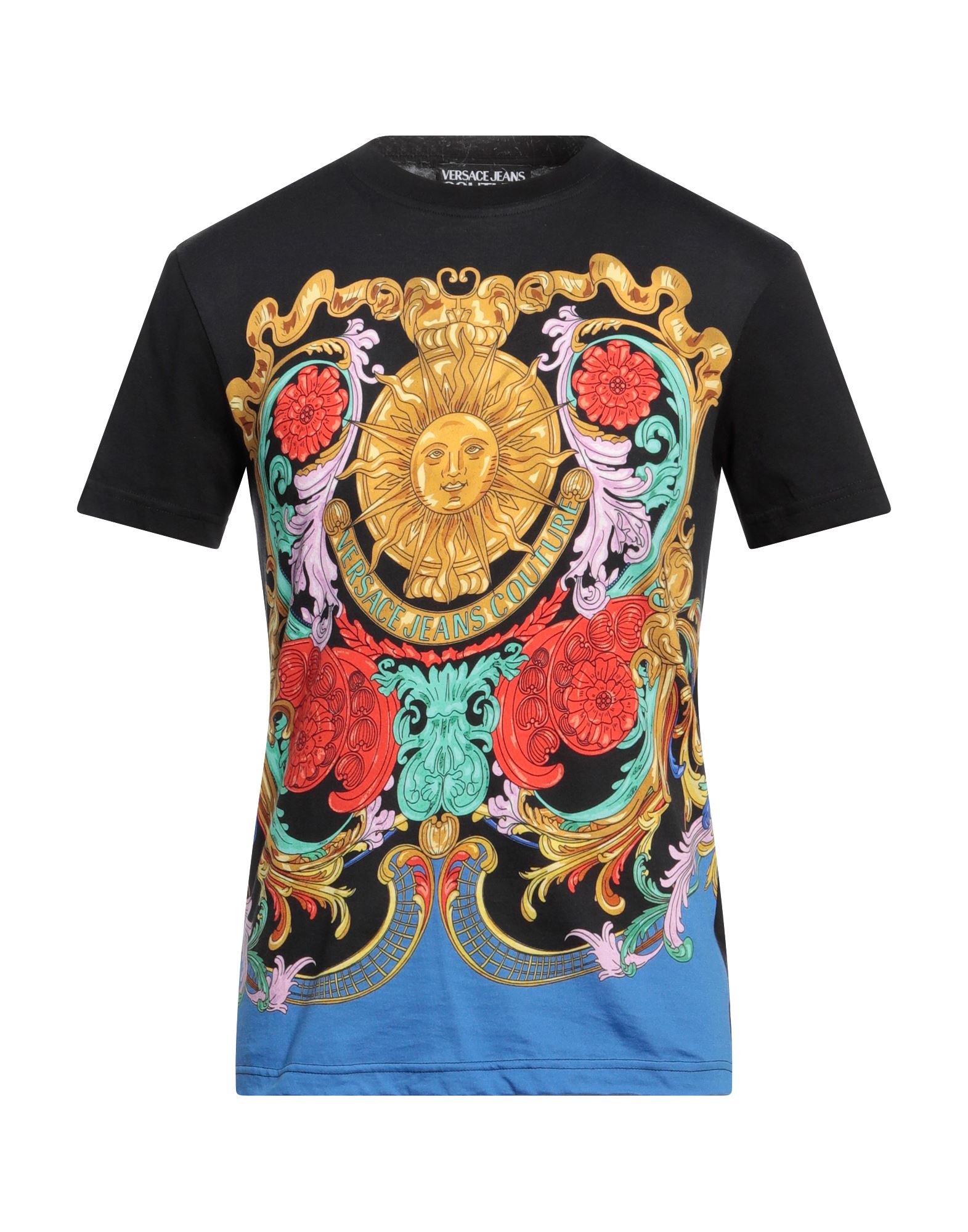 VERSACE JEANS COUTURE T-shirts Herren Schwarz von VERSACE JEANS COUTURE