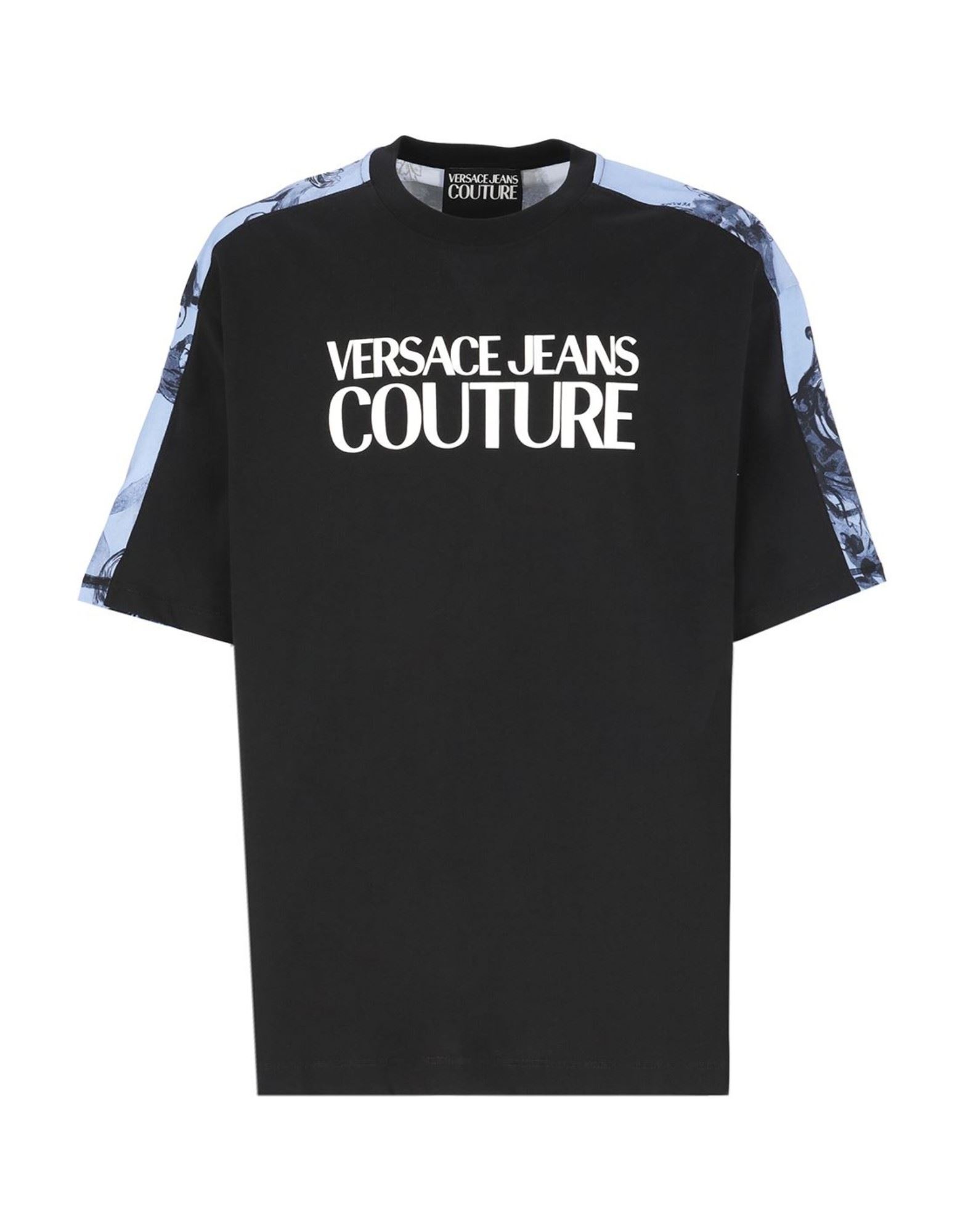 VERSACE JEANS COUTURE T-shirts Herren Schwarz von VERSACE JEANS COUTURE