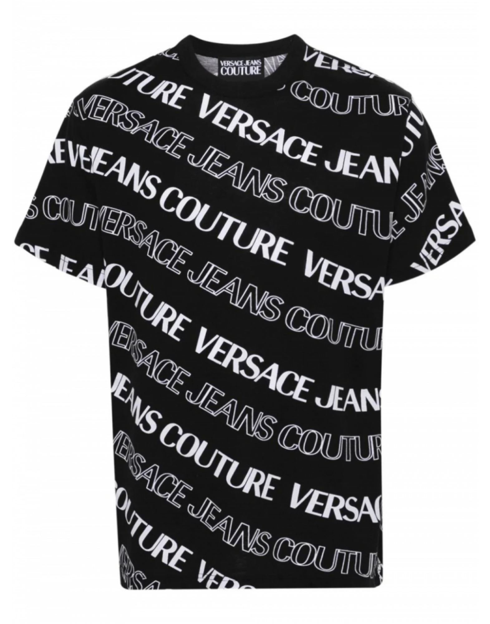 VERSACE JEANS COUTURE T-shirts Herren Schwarz von VERSACE JEANS COUTURE