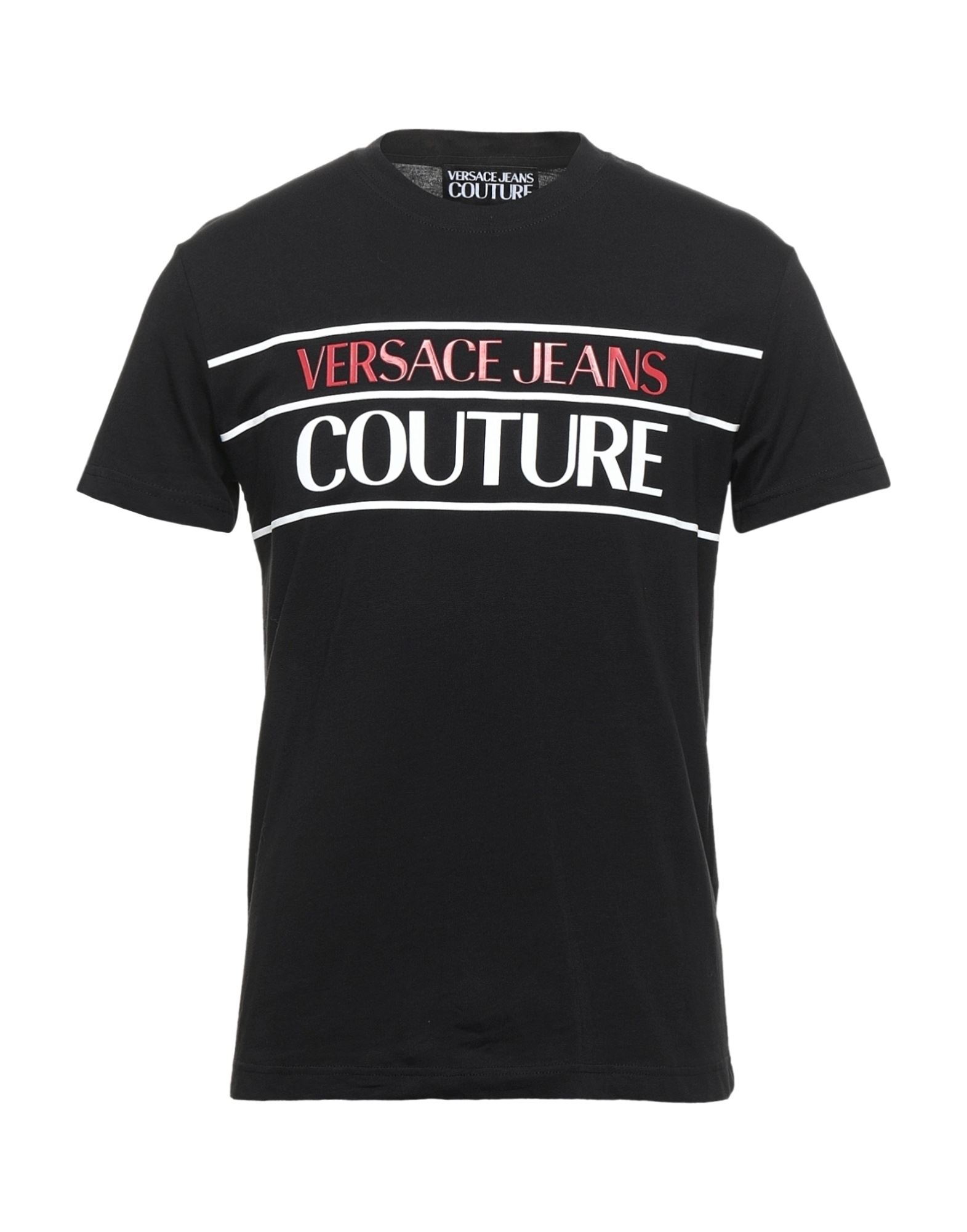 VERSACE JEANS COUTURE T-shirts Herren Schwarz von VERSACE JEANS COUTURE