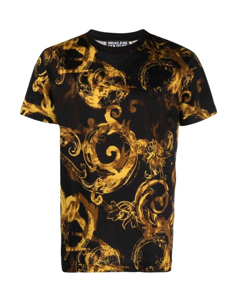 VERSACE JEANS COUTURE T-shirts Herren Schwarz von VERSACE JEANS COUTURE