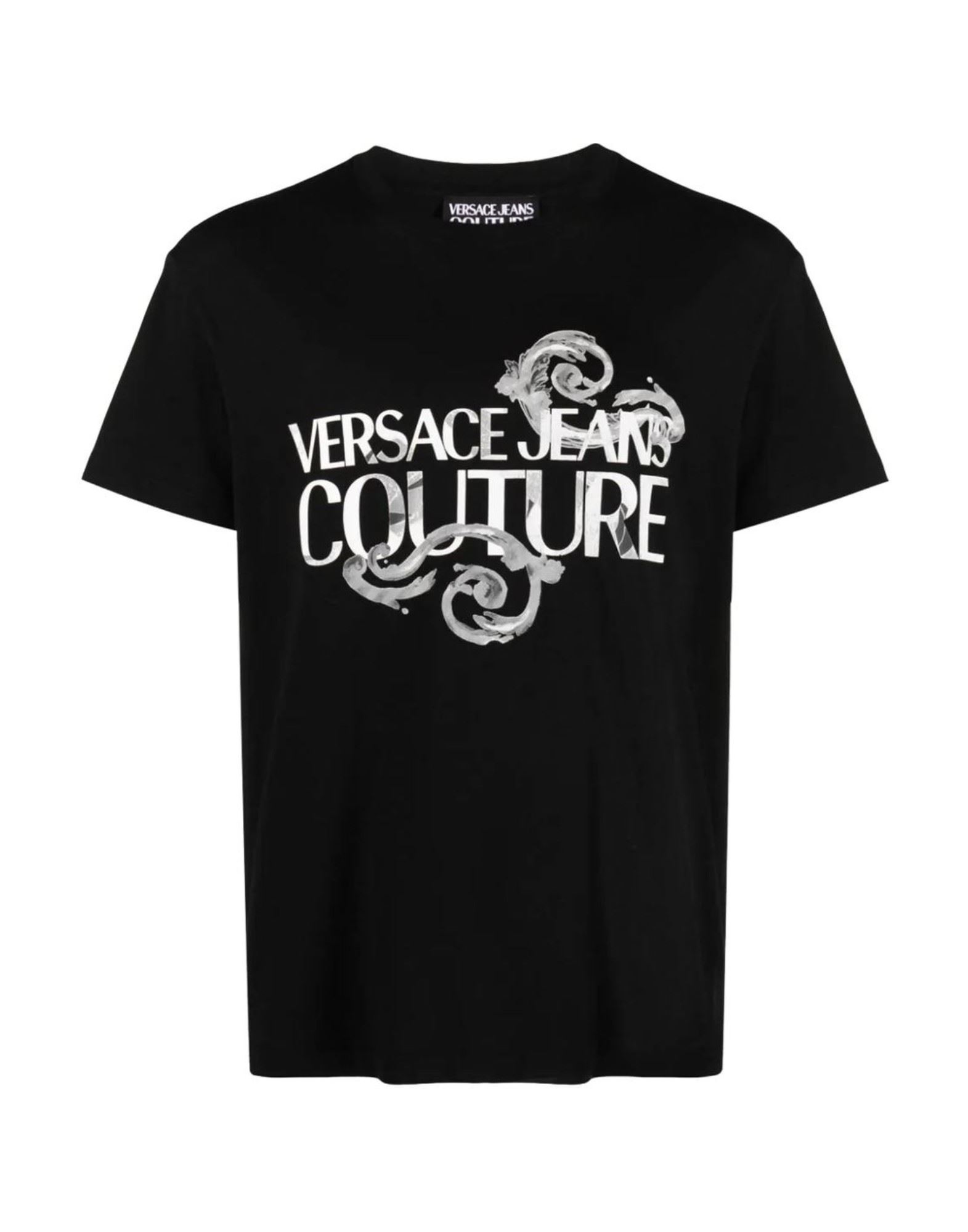 VERSACE JEANS COUTURE T-shirts Herren Schwarz von VERSACE JEANS COUTURE