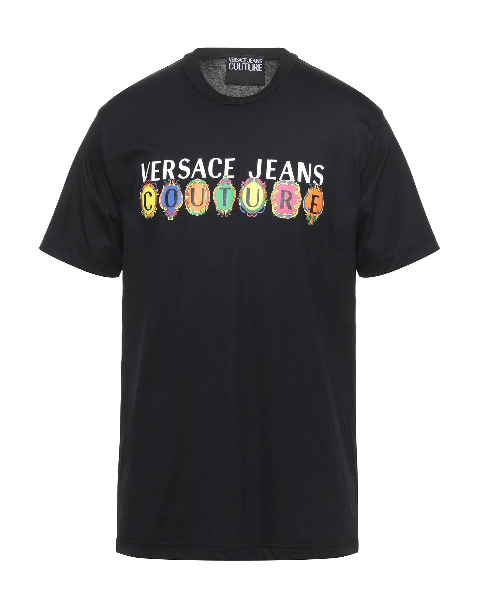 VERSACE JEANS COUTURE T-shirts Herren Schwarz von VERSACE JEANS COUTURE