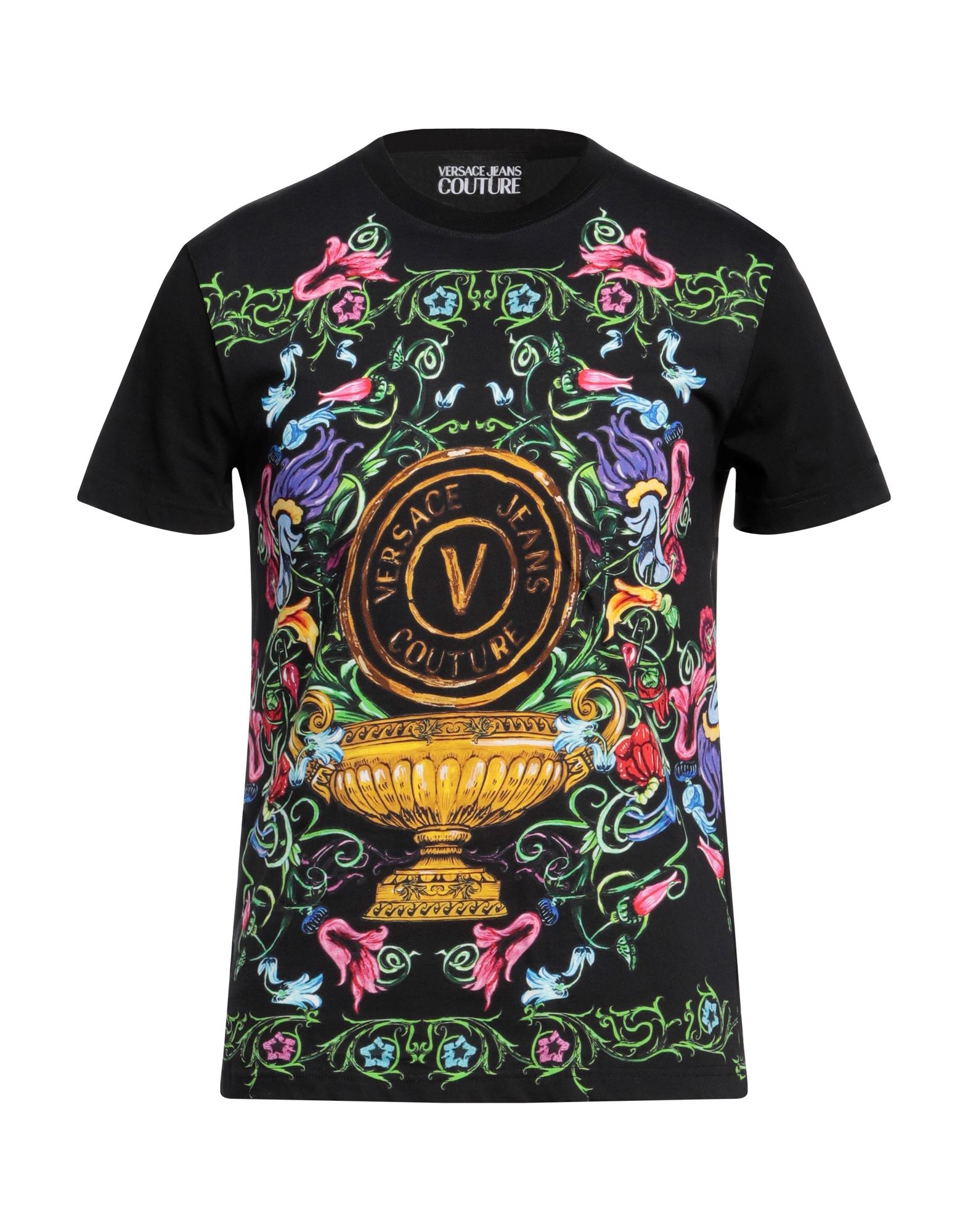 VERSACE JEANS COUTURE T-shirts Herren Schwarz von VERSACE JEANS COUTURE