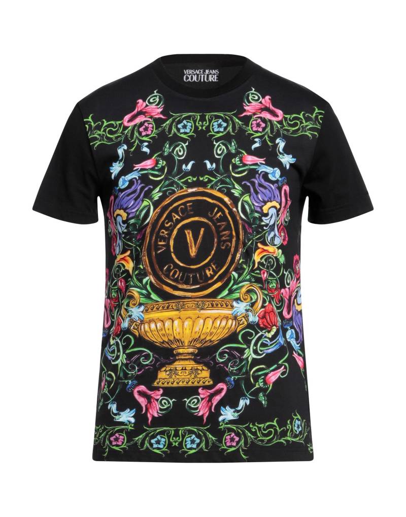 VERSACE JEANS COUTURE T-shirts Herren Schwarz von VERSACE JEANS COUTURE
