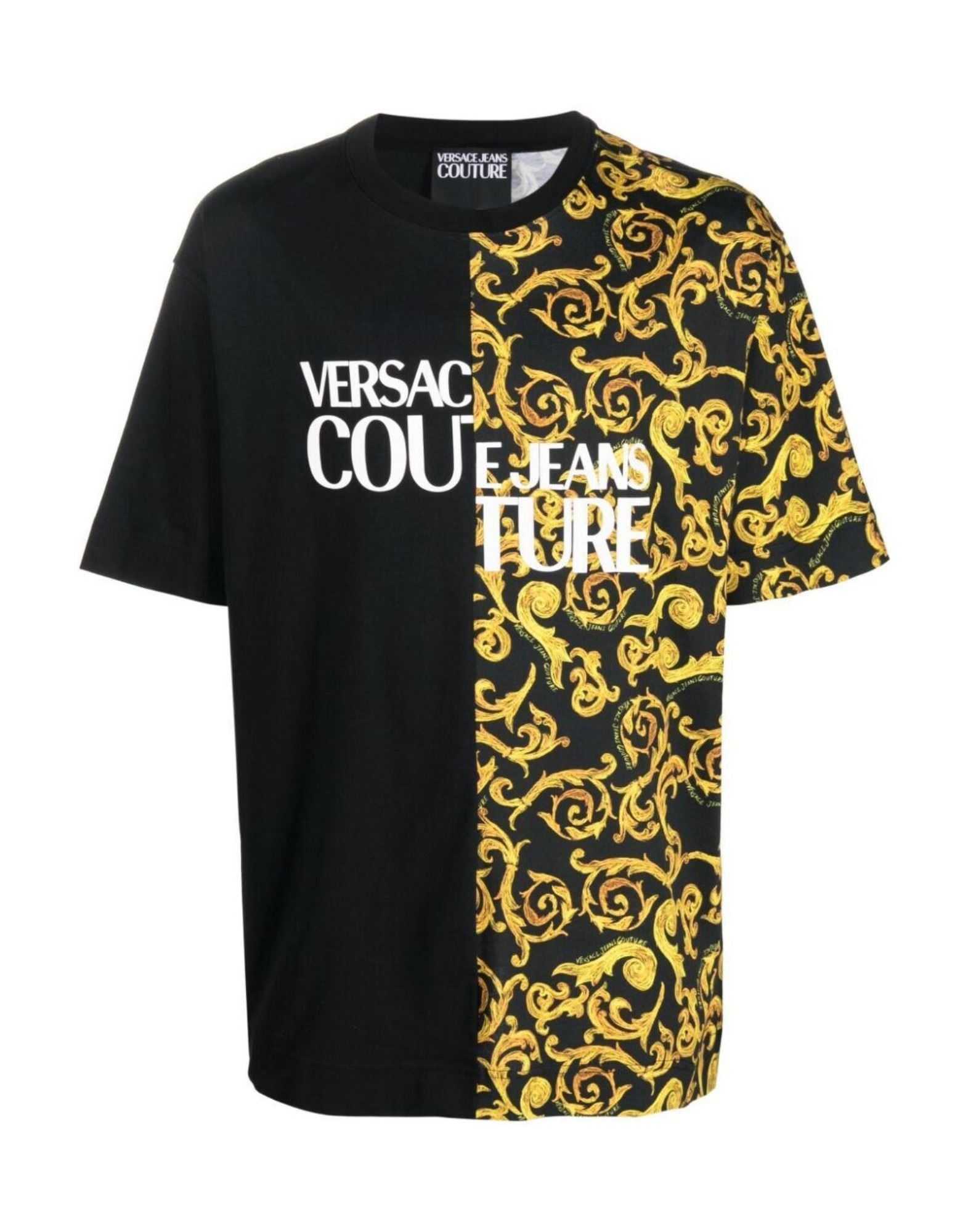 VERSACE JEANS COUTURE T-shirts Herren Schwarz von VERSACE JEANS COUTURE