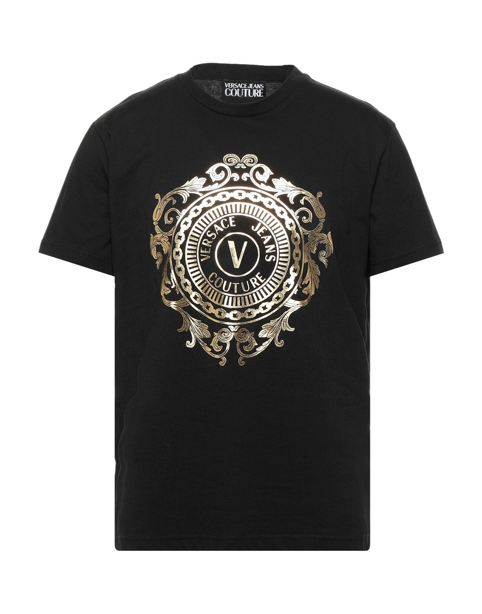 VERSACE JEANS COUTURE T-shirts Herren Schwarz von VERSACE JEANS COUTURE