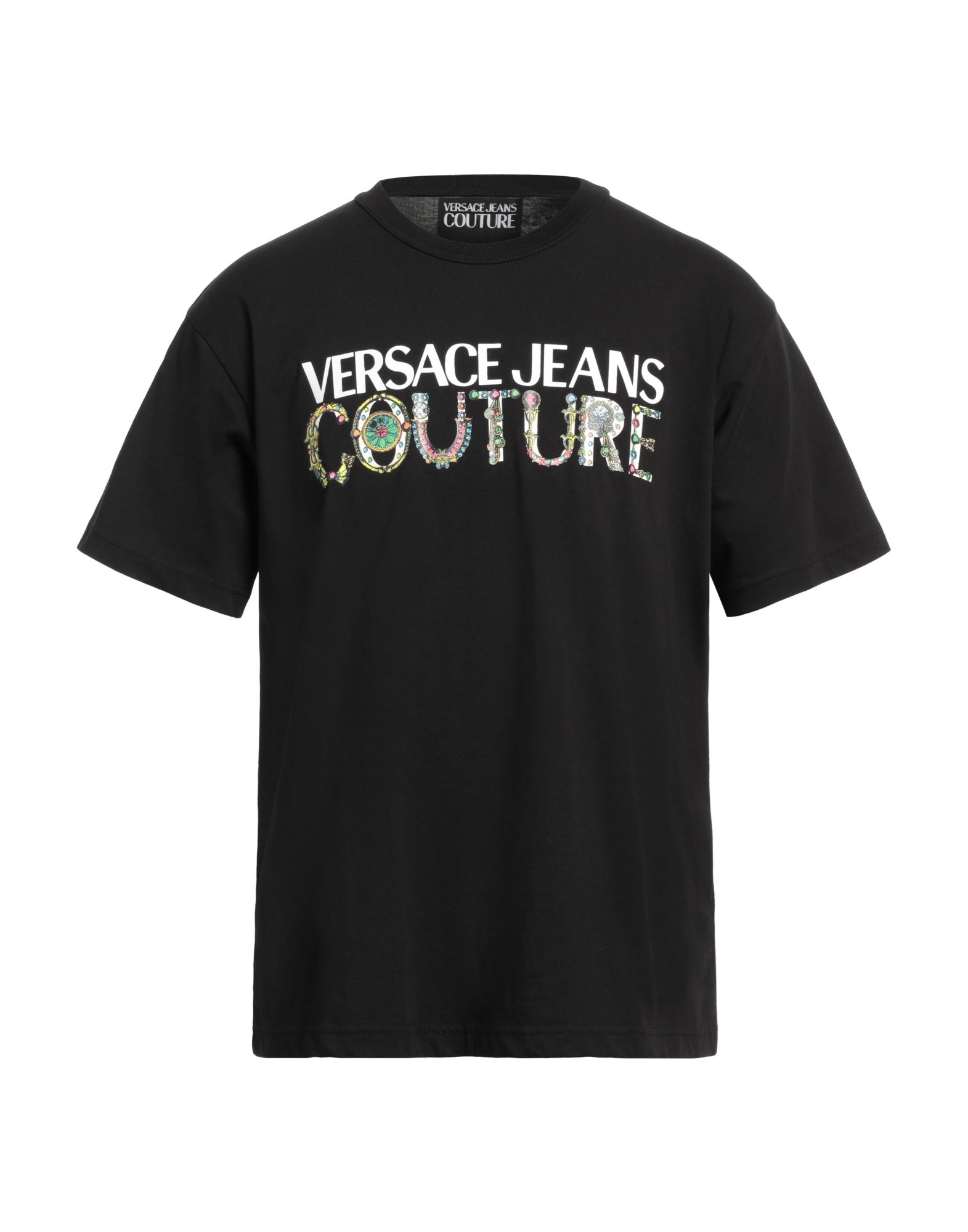 VERSACE JEANS COUTURE T-shirts Herren Schwarz von VERSACE JEANS COUTURE