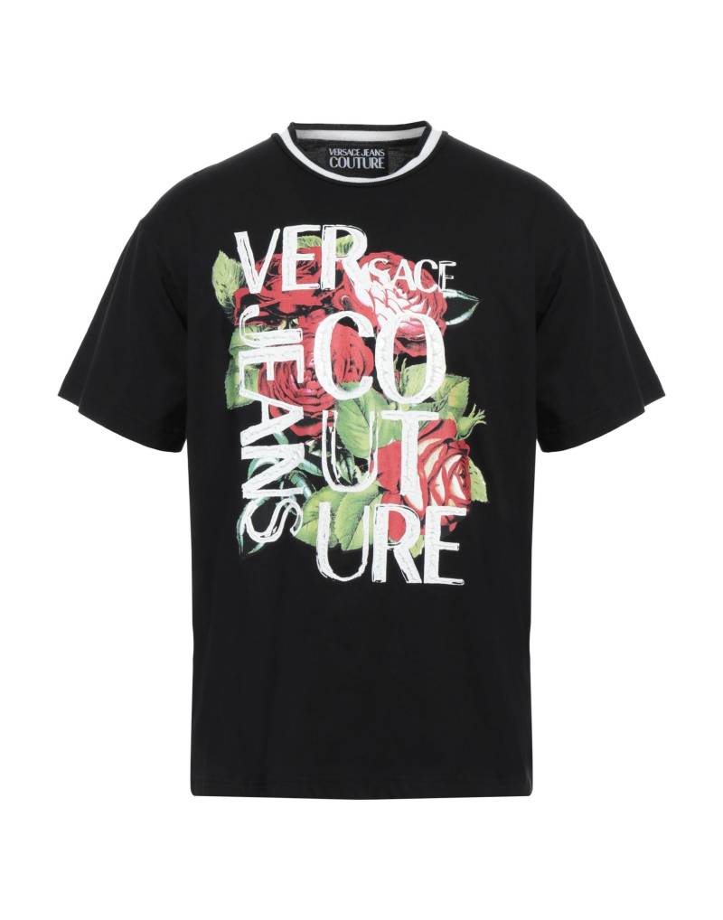 VERSACE JEANS COUTURE T-shirts Herren Schwarz von VERSACE JEANS COUTURE