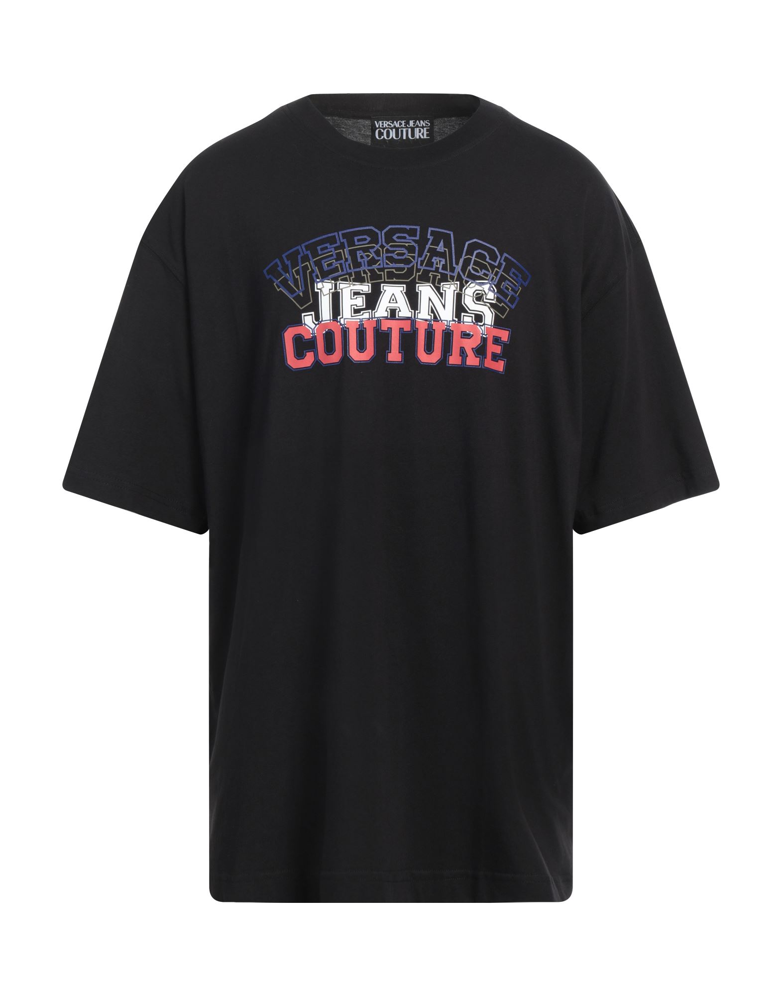 VERSACE JEANS COUTURE T-shirts Herren Schwarz von VERSACE JEANS COUTURE