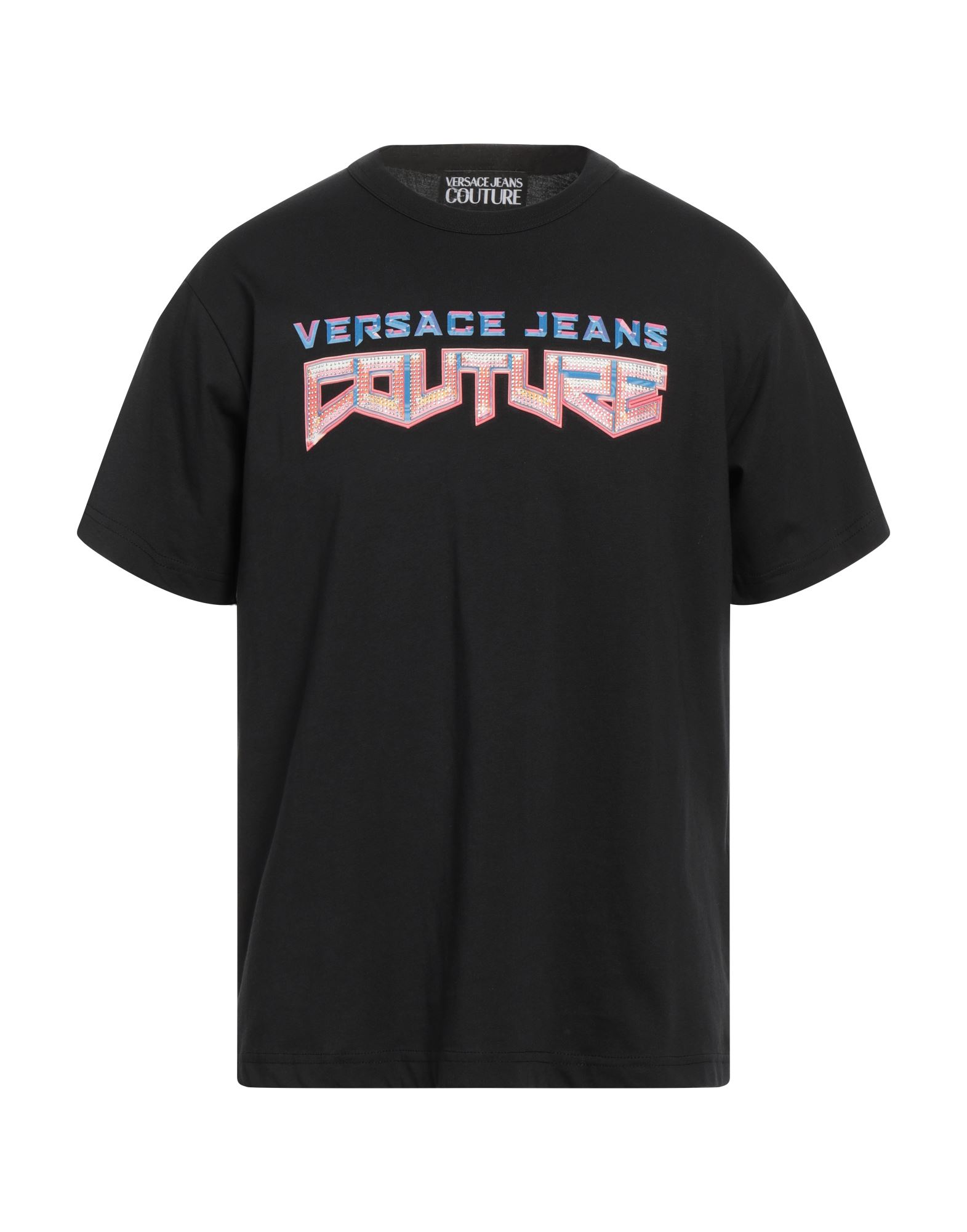 VERSACE JEANS COUTURE T-shirts Herren Schwarz von VERSACE JEANS COUTURE