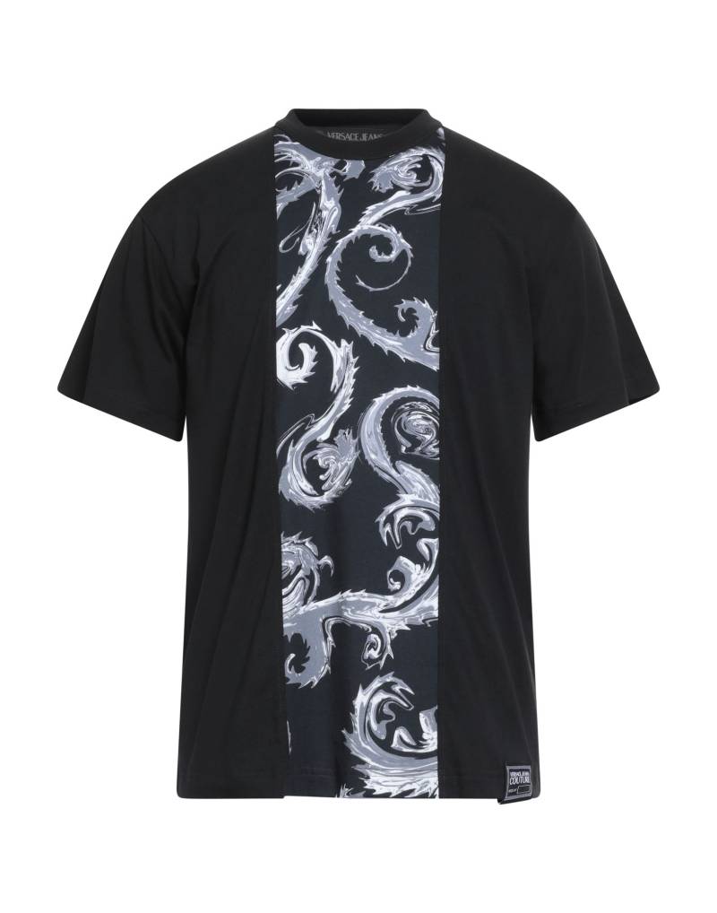 VERSACE JEANS COUTURE T-shirts Herren Schwarz von VERSACE JEANS COUTURE