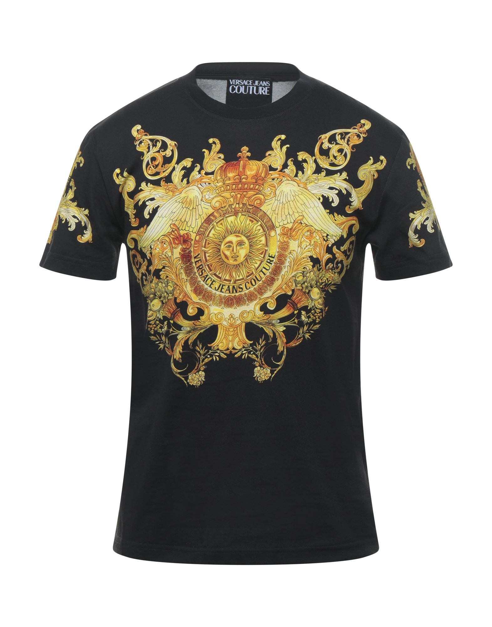 VERSACE JEANS COUTURE T-shirts Herren Schwarz von VERSACE JEANS COUTURE