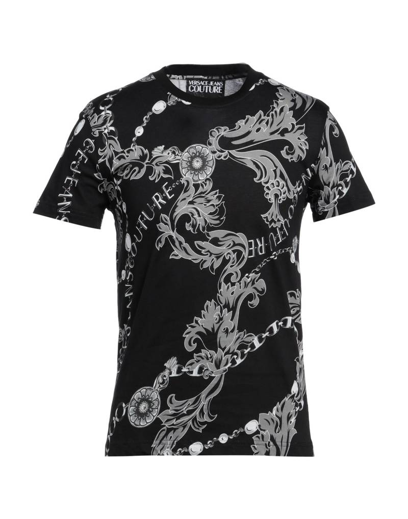 VERSACE JEANS COUTURE T-shirts Herren Schwarz von VERSACE JEANS COUTURE