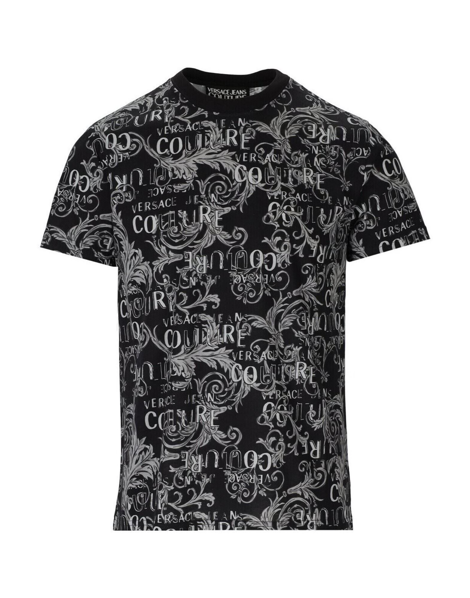 VERSACE JEANS COUTURE T-shirts Herren Schwarz von VERSACE JEANS COUTURE