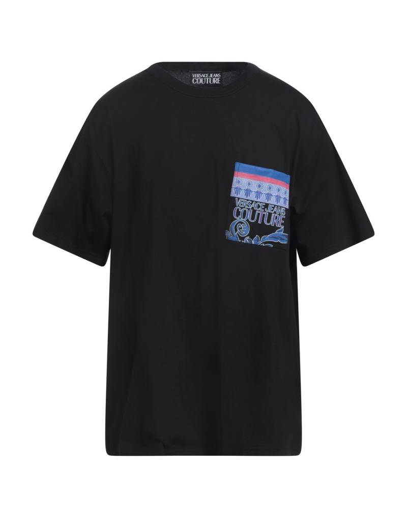 VERSACE JEANS COUTURE T-shirts Herren Schwarz von VERSACE JEANS COUTURE