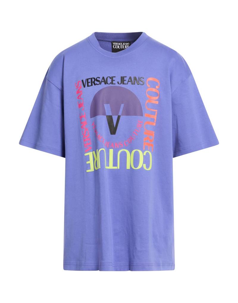 VERSACE JEANS COUTURE T-shirts Herren Violett VERSACE JEANS COUTURE T-shirts Herren Violett von VERSACE JEANS COUTURE