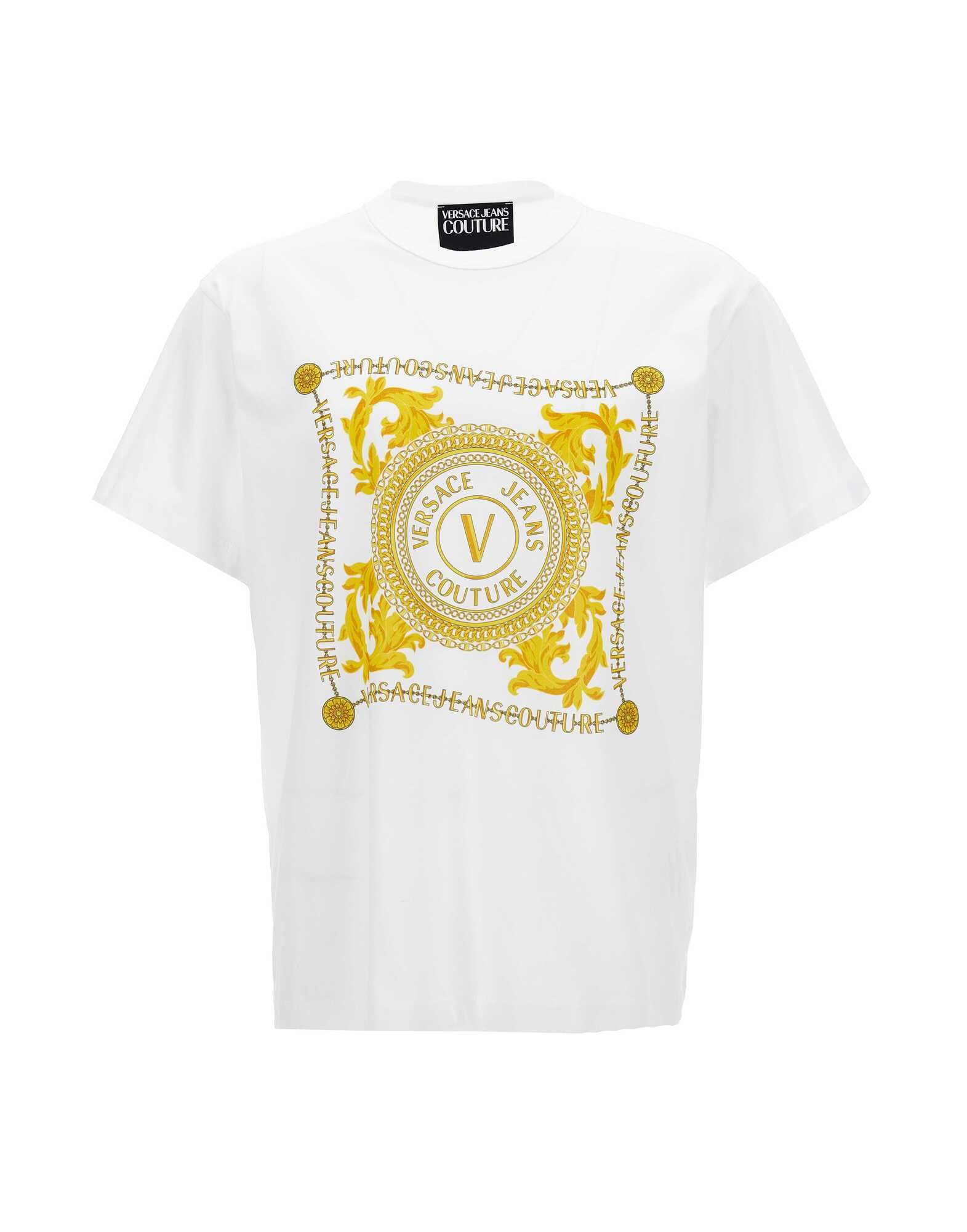 VERSACE JEANS COUTURE T-shirts Herren Weiß von VERSACE JEANS COUTURE