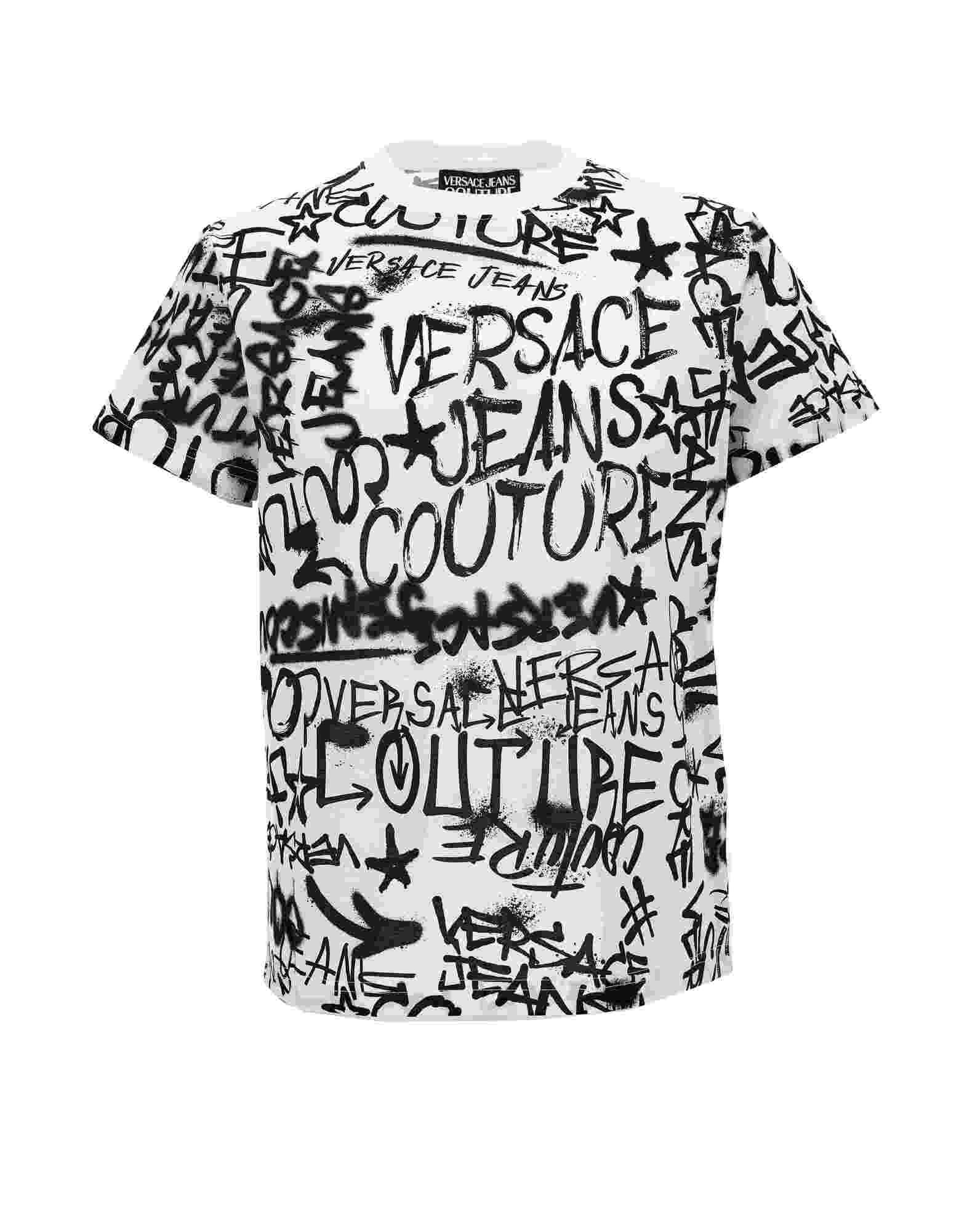 VERSACE JEANS COUTURE T-shirts Herren Weiß von VERSACE JEANS COUTURE