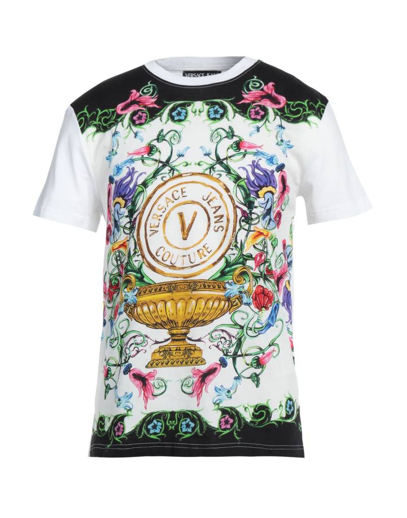 VERSACE JEANS COUTURE T-shirts Herren Weiß von VERSACE JEANS COUTURE
