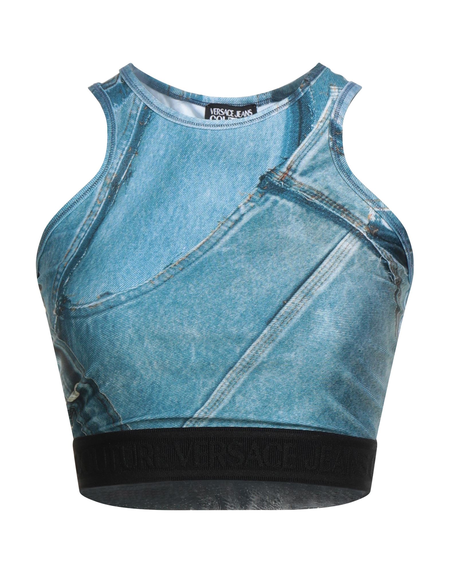 VERSACE JEANS COUTURE Top Damen Azurblau VERSACE JEANS COUTURE Top Damen Azurblau von VERSACE JEANS COUTURE