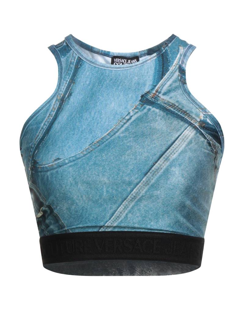 VERSACE JEANS COUTURE Top Damen Azurblau von VERSACE JEANS COUTURE