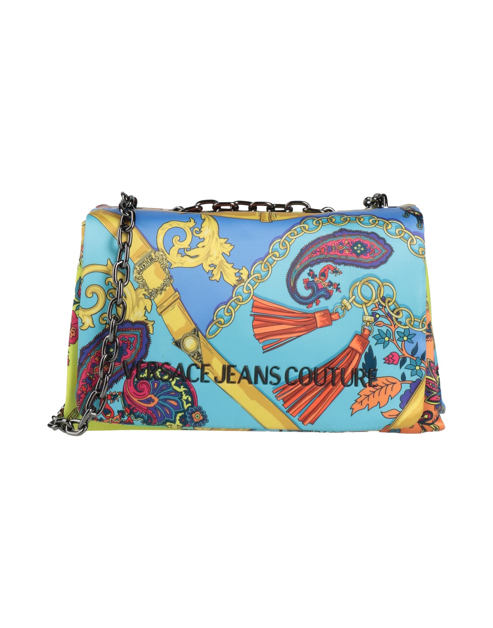 VERSACE JEANS COUTURE Umhängetasche Damen Azurblau VERSACE JEANS COUTURE Umhängetasche Damen Azurblau von VERSACE JEANS COUTURE