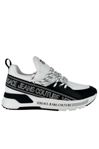 Versace 78YA3SA3 ZSC65 Zapatillas Hombre Negro von VERSACE JEANS COUTURE