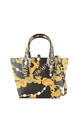 Versace Jeans Couture Mini Shopper Chain Print 75VA4BFA ZS807 G89 schwarz, mehrfarbig, 31.5 x 20.7 x 10 cm/Base 21.5 cm von Versace