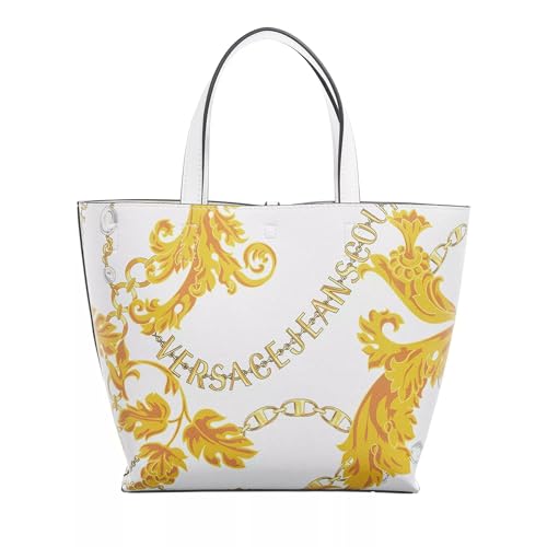 Versace Tasche weiß wendbar Shopper Sketch, weiß, M, Weiß, M von VERSACE JEANS COUTURE