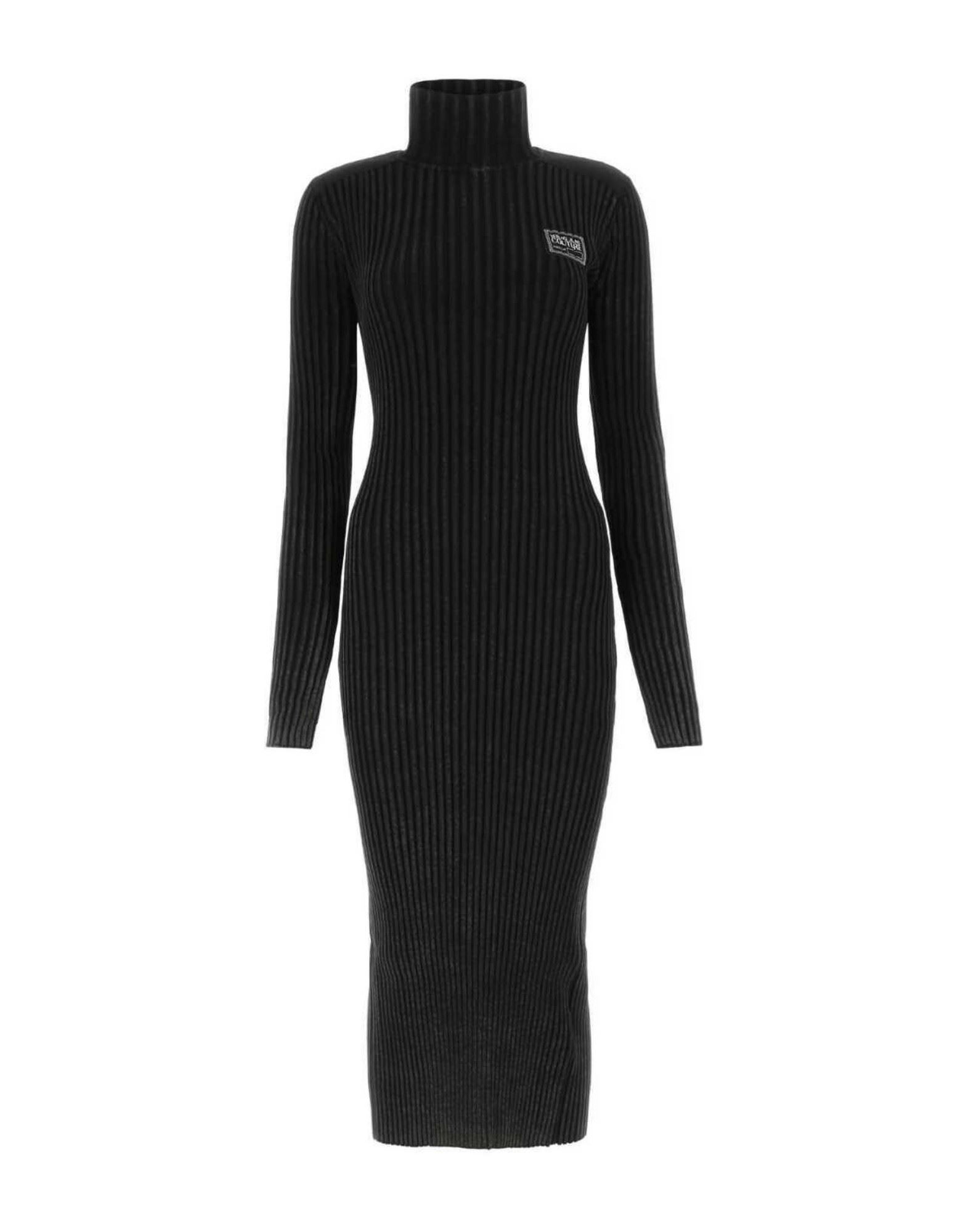 VERSACE JEANS Midi-kleid Damen Schwarz von VERSACE JEANS