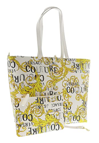 Versace Shopper Logo Brush Couture White Gold von VERSACE JEANS COUTURE