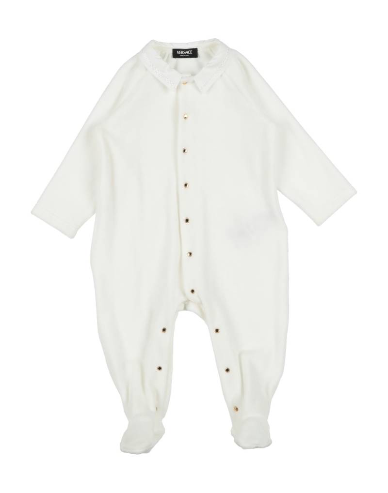 VERSACE YOUNG Babystrampler & -latzhosen Kinder Weiß von VERSACE YOUNG