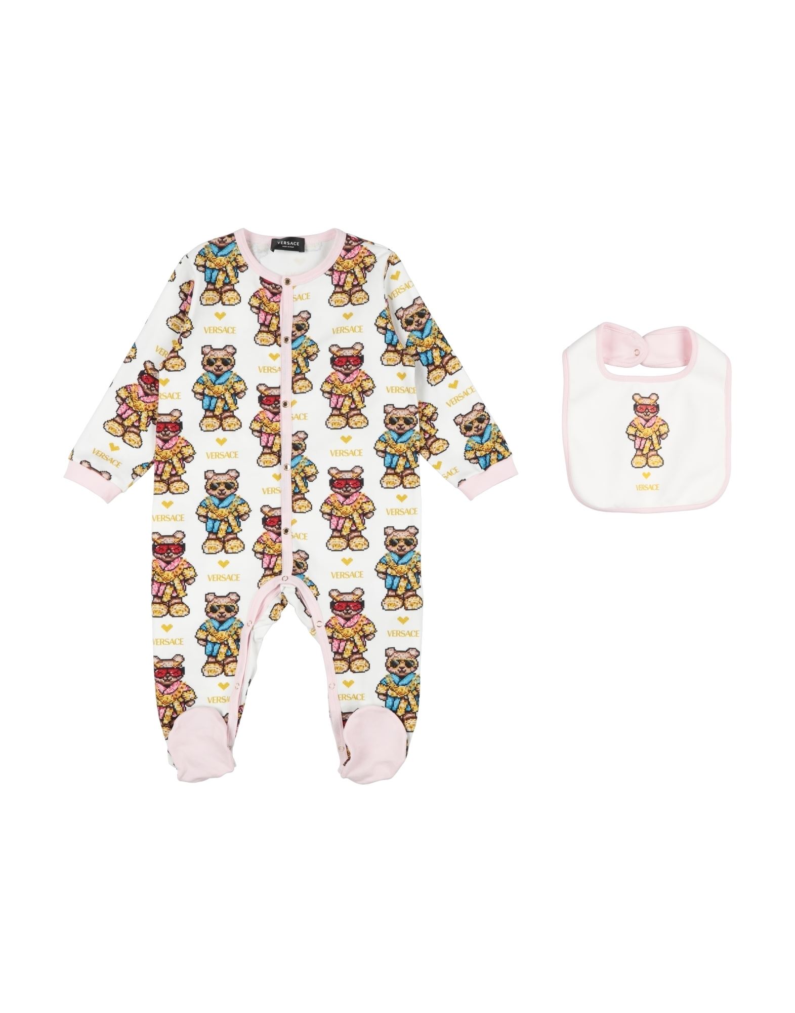 VERSACE YOUNG Babystrampler & -latzhosen Kinder Weiß von VERSACE YOUNG