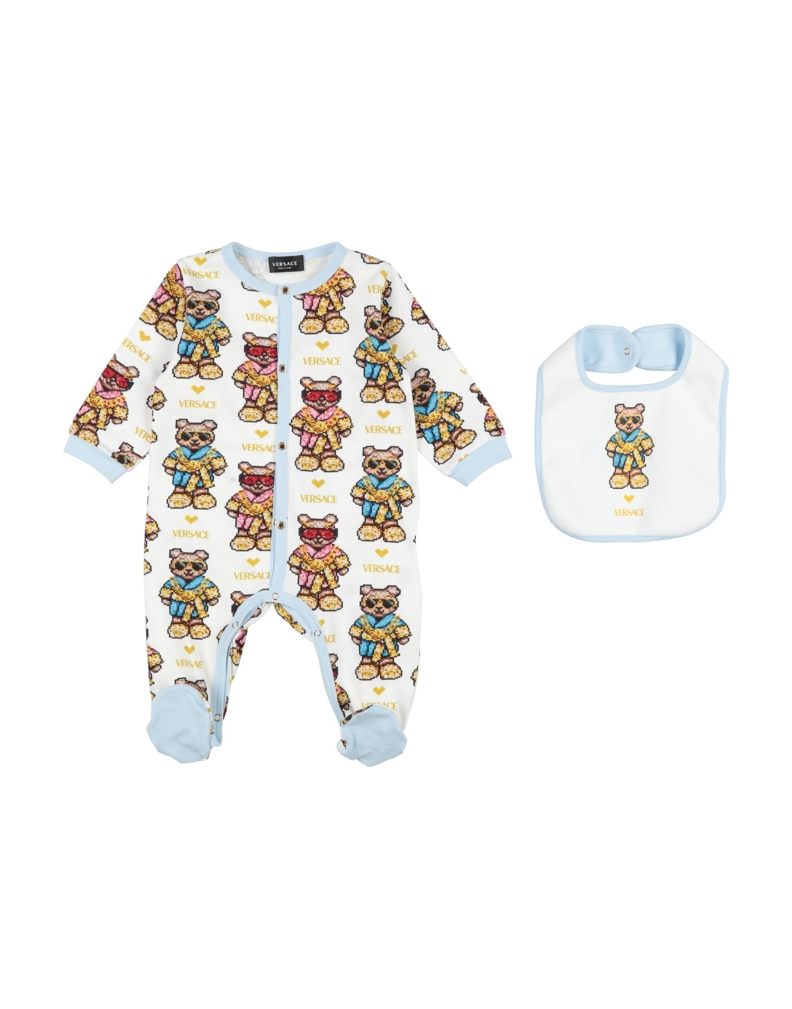 VERSACE YOUNG Babystrampler & -latzhosen Kinder Weiß von VERSACE YOUNG