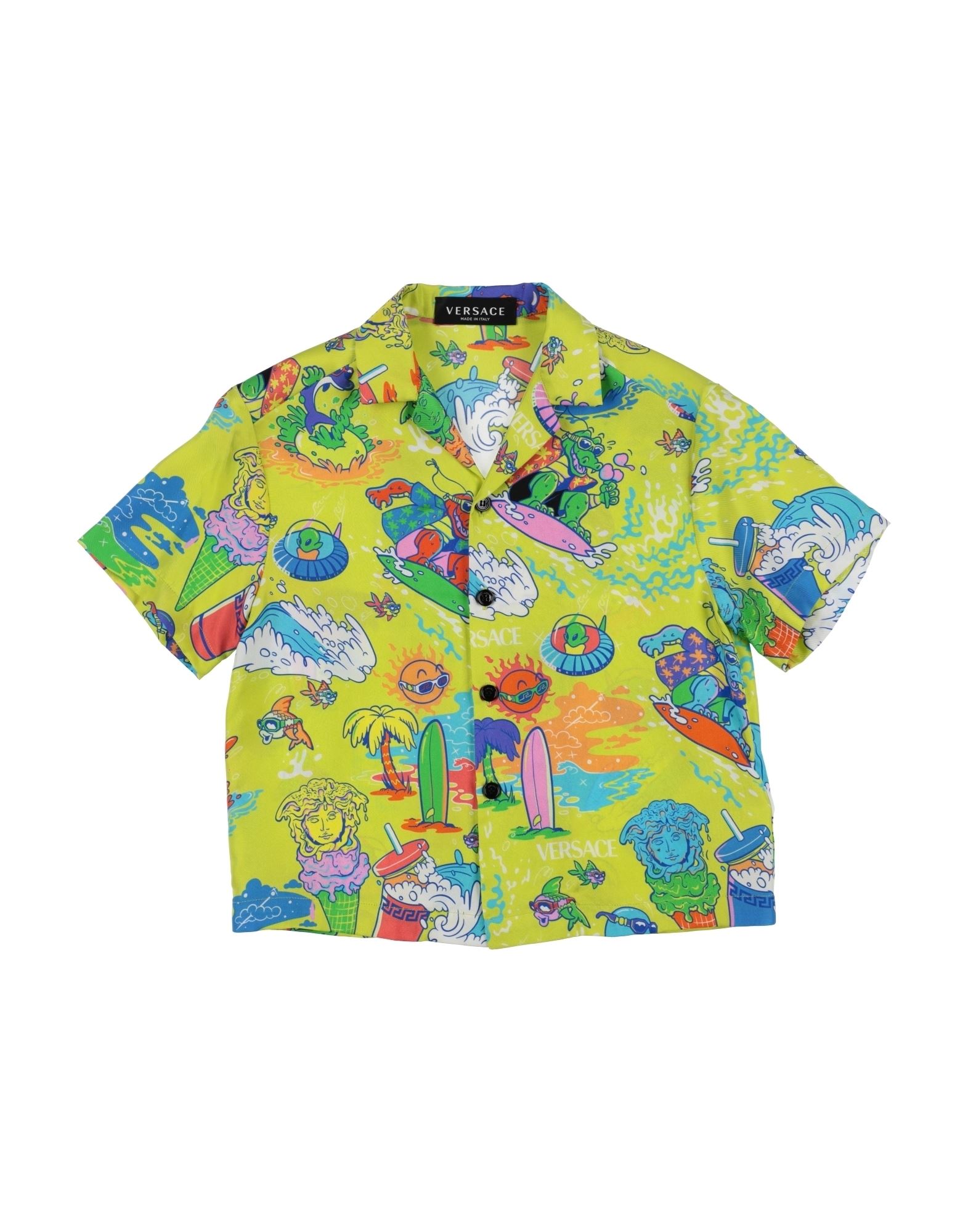 VERSACE YOUNG Hemd Kinder Hellgrün von VERSACE YOUNG