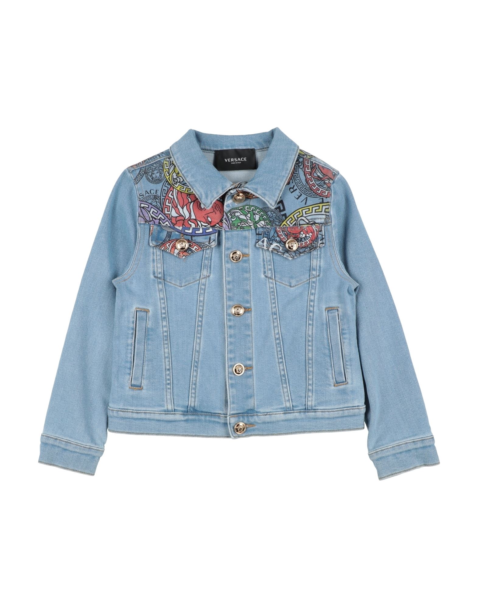 VERSACE YOUNG Jeansjacke/-mantel Kinder Blau von VERSACE YOUNG