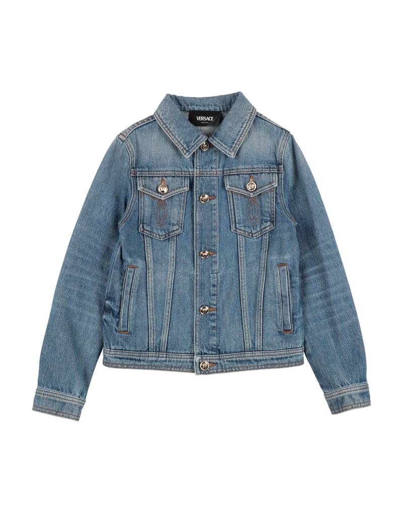 VERSACE YOUNG Jeansjacke/-mantel Kinder Blau von VERSACE YOUNG