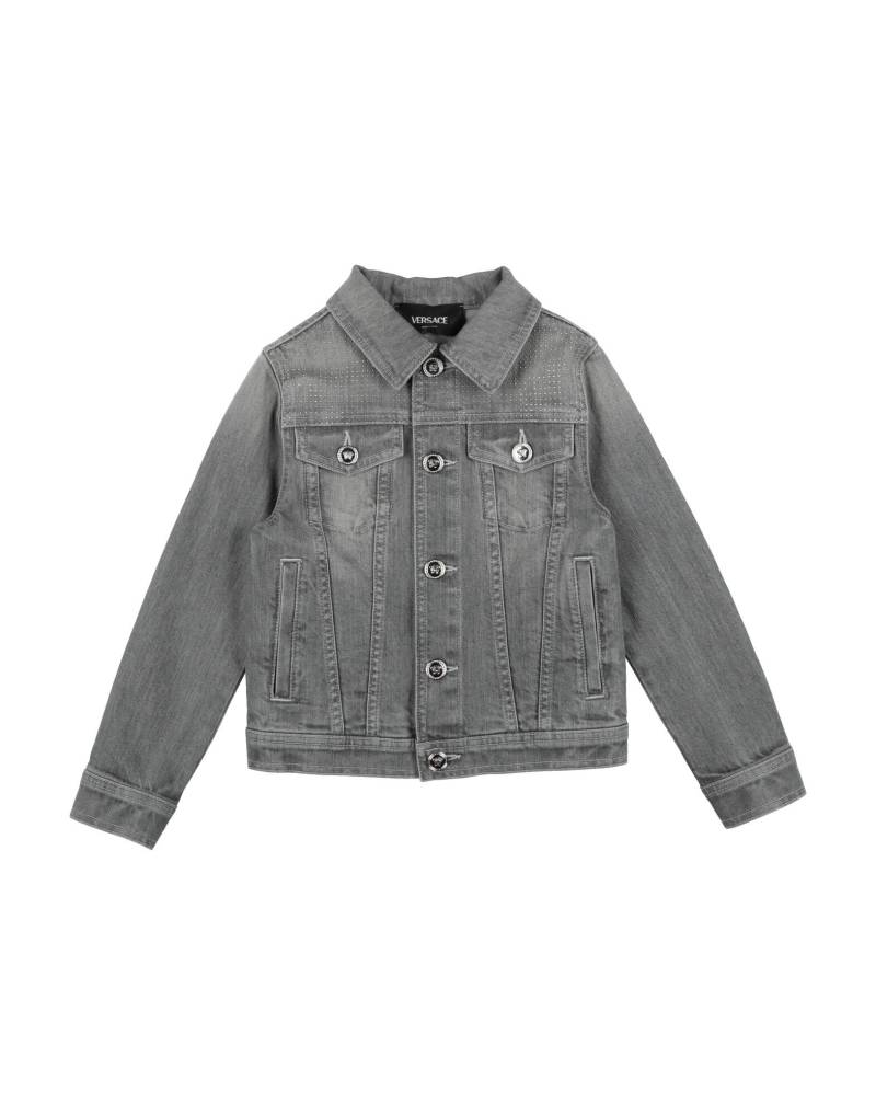 VERSACE YOUNG Jeansjacke/-mantel Kinder Grau von VERSACE YOUNG