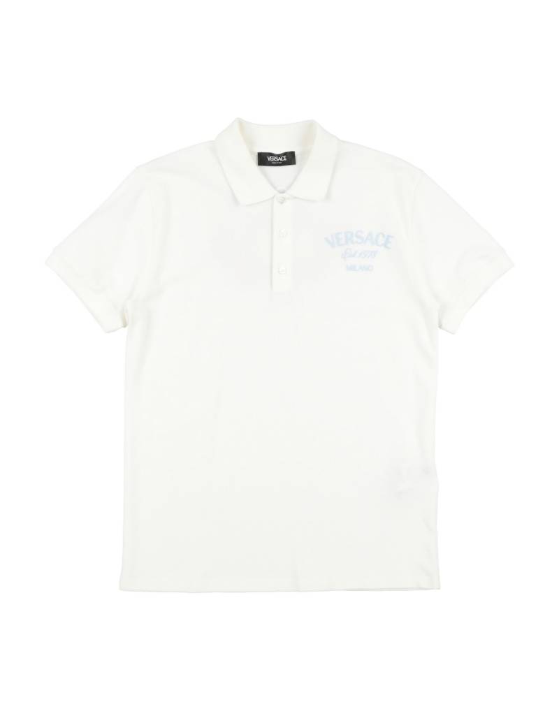 VERSACE YOUNG Poloshirt Kinder Off white von VERSACE YOUNG