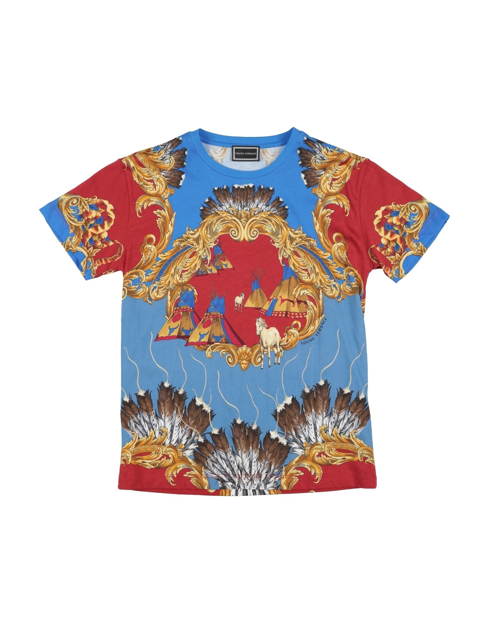 VERSACE YOUNG T-shirts Kinder Blau VERSACE YOUNG T-shirts Kinder Blau von VERSACE YOUNG