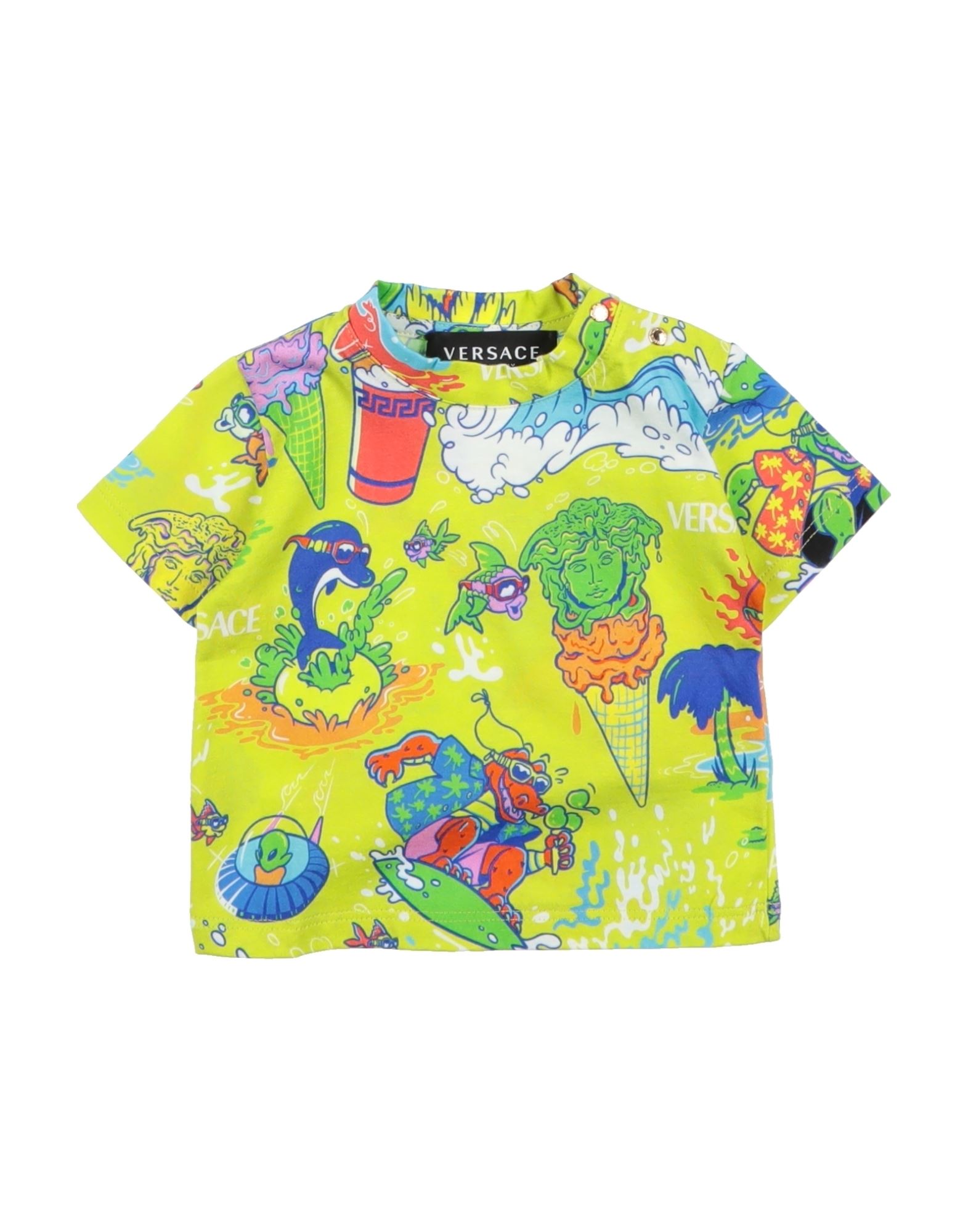 VERSACE YOUNG T-shirts Kinder Hellgrün von VERSACE YOUNG