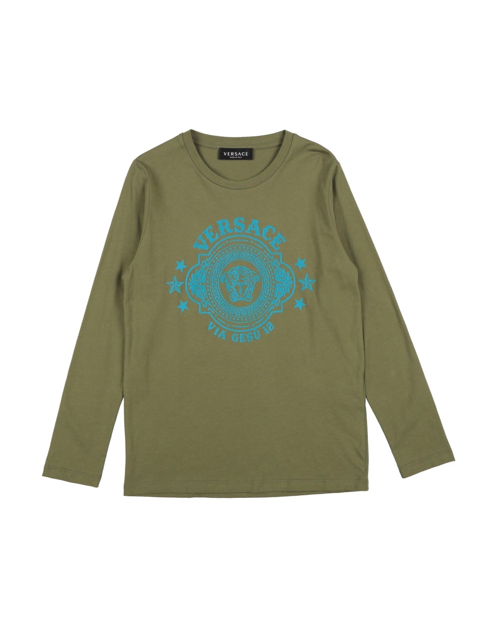 VERSACE YOUNG T-shirts Kinder Militärgrün von VERSACE YOUNG