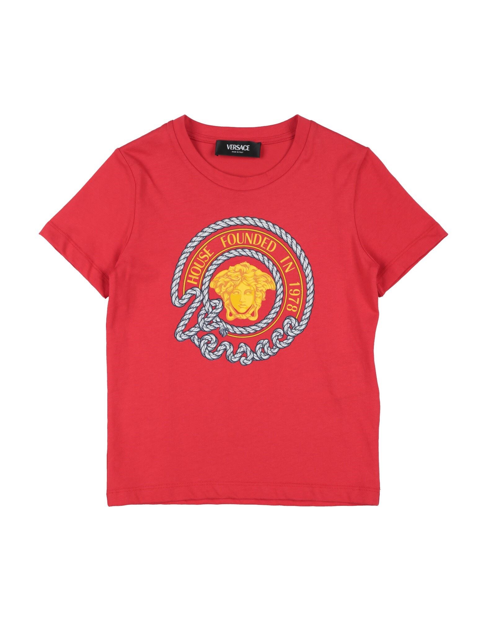 VERSACE YOUNG T-shirts Kinder Tomatenrot von VERSACE YOUNG