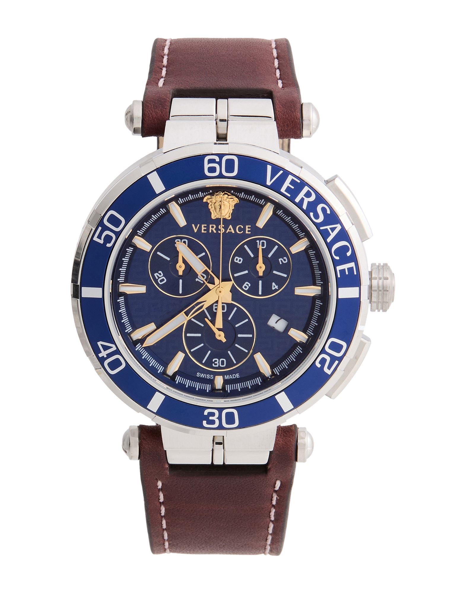 VERSACE Armbanduhr Herren Dunkelbraun von VERSACE