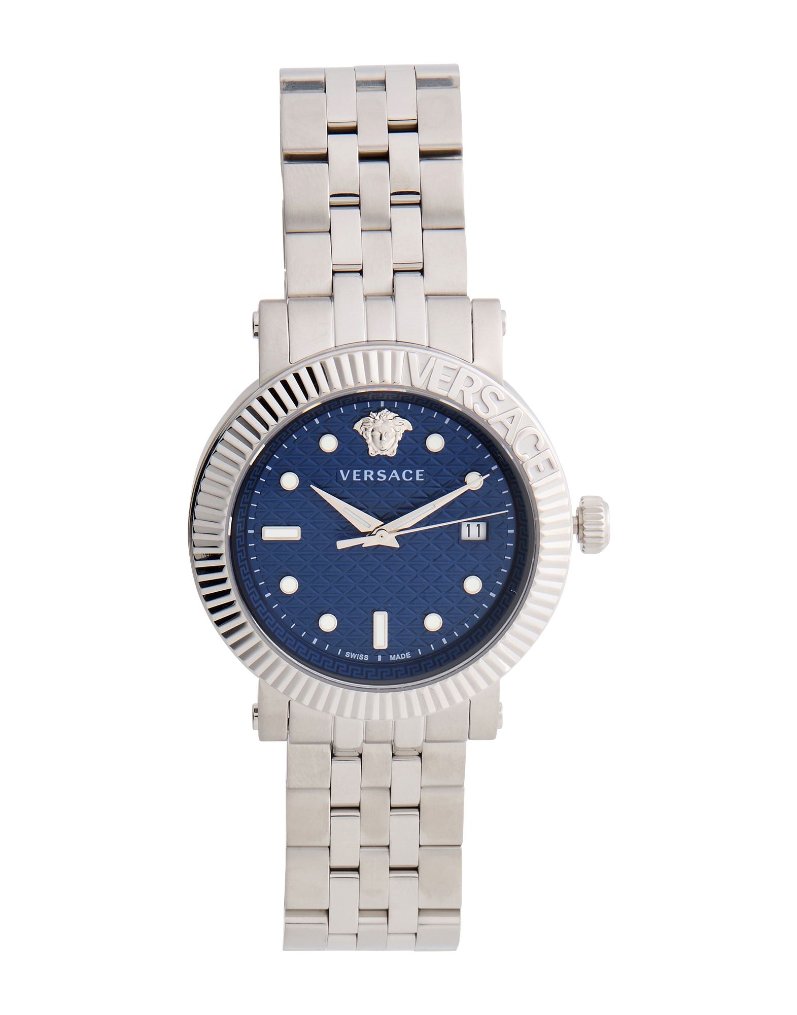 VERSACE Armbanduhr Herren Silber von VERSACE