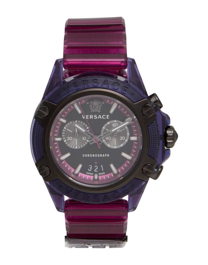 VERSACE Armbanduhr Unisex Purpur von VERSACE