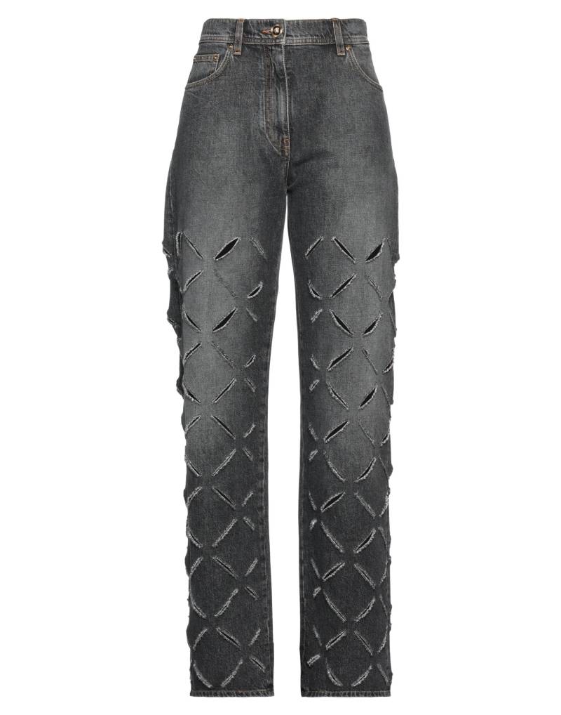 VERSACE Jeanshose Damen Braungrau von VERSACE