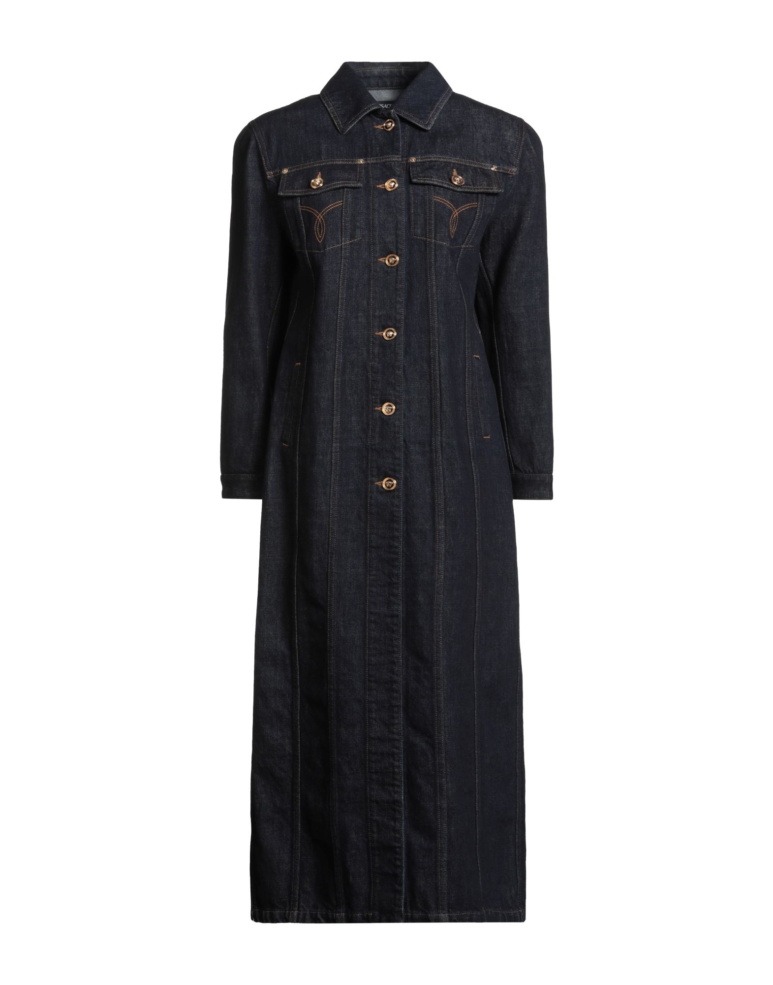 VERSACE Jeansjacke/-mantel Damen Blau von VERSACE
